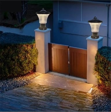 LED gate lights for entrance pillar and boundary wall outdoor lighting