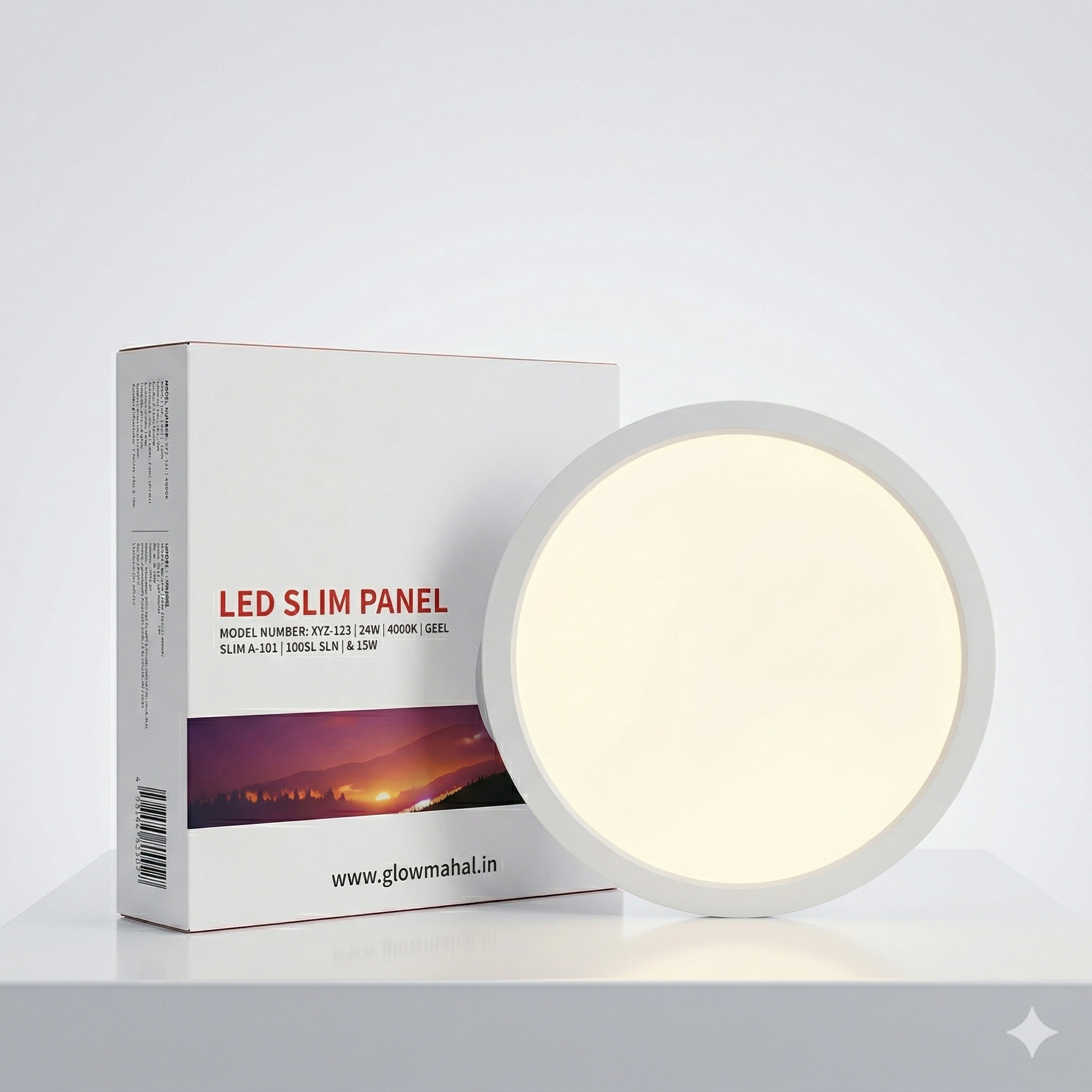 LED panel lights slim ceiling lighting for office and home interiors
