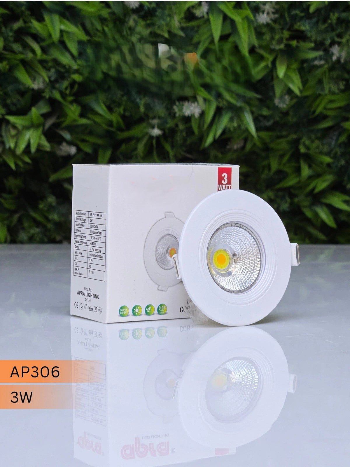AP306 3W junction box LED light 3CCT switch color changing ceiling light for home and corridor lighting