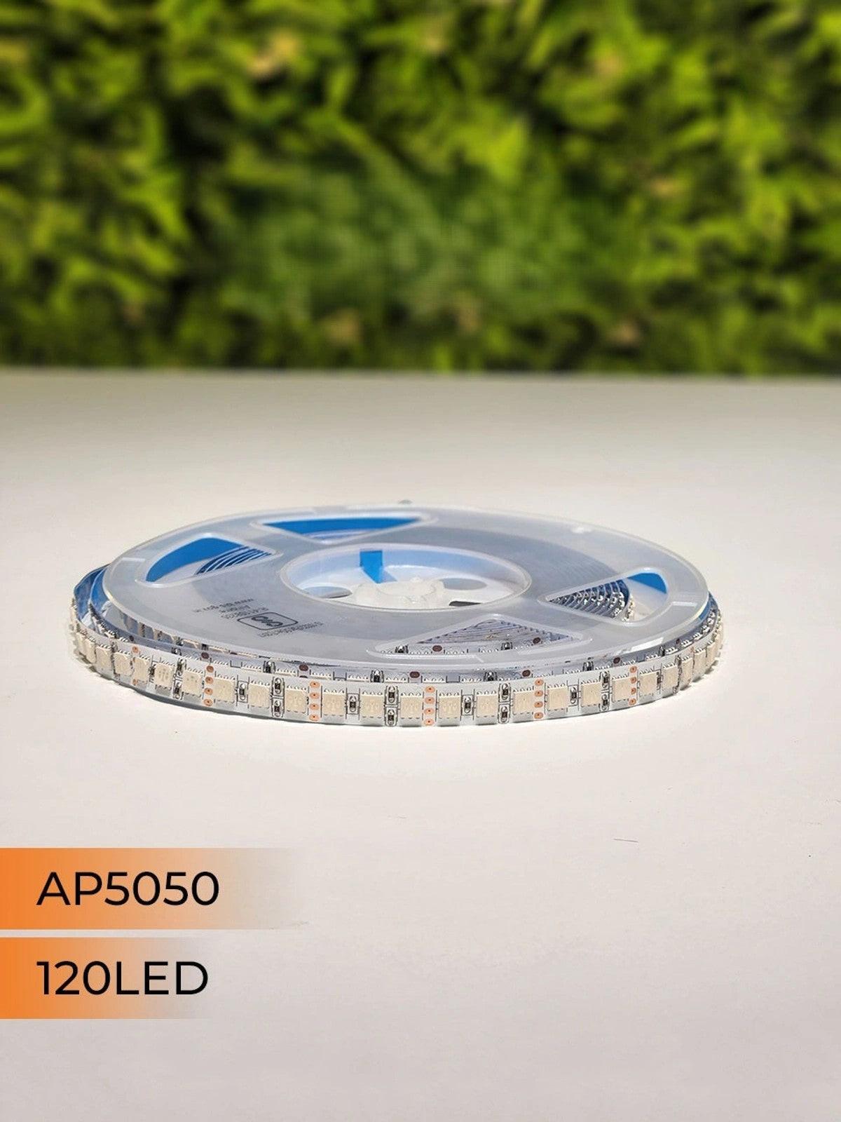 12V 5050 RGB 120 LED Strip Light – 5 Meter Pack