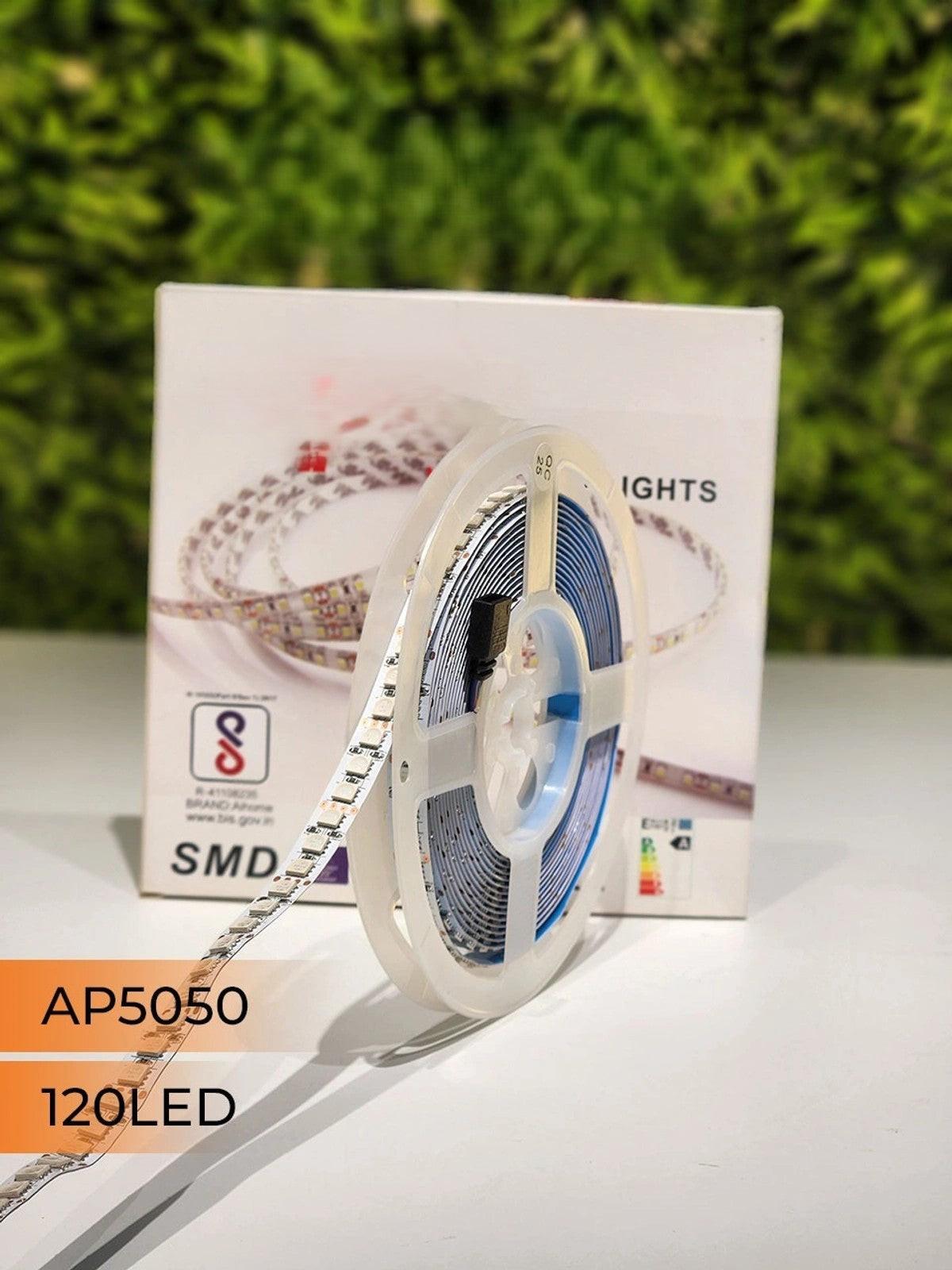 12V 5050 RGB 120 LED Strip Light – 5 Meter Pack