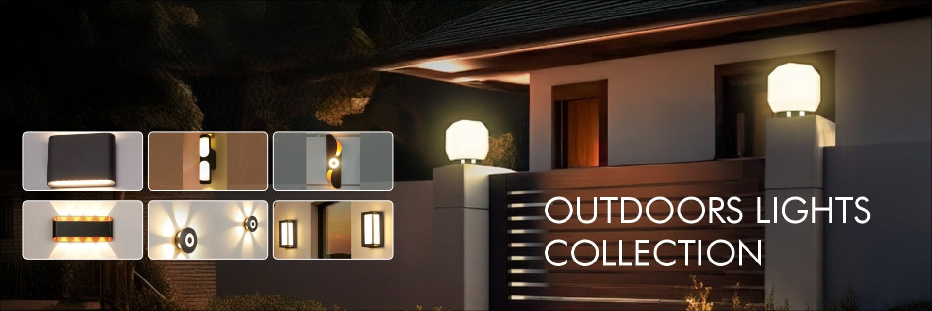 Collection of outdoor lights