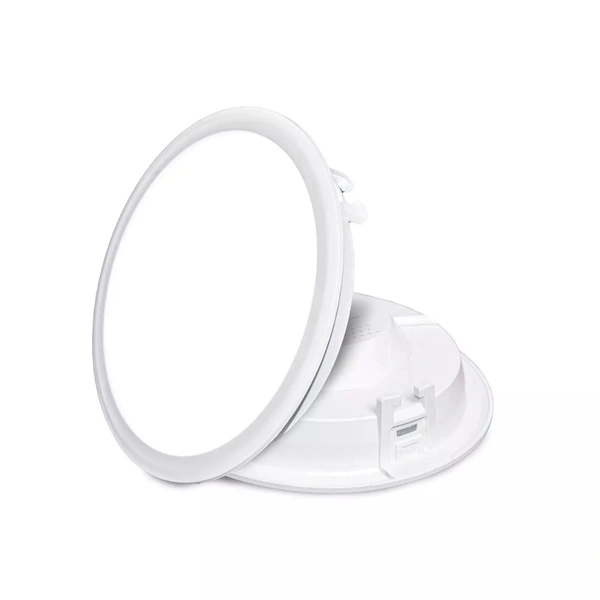 Glow Mahal Slim Recessed Round LED Panel Light with durable white PVC body, wattages for modern ceiling installation.