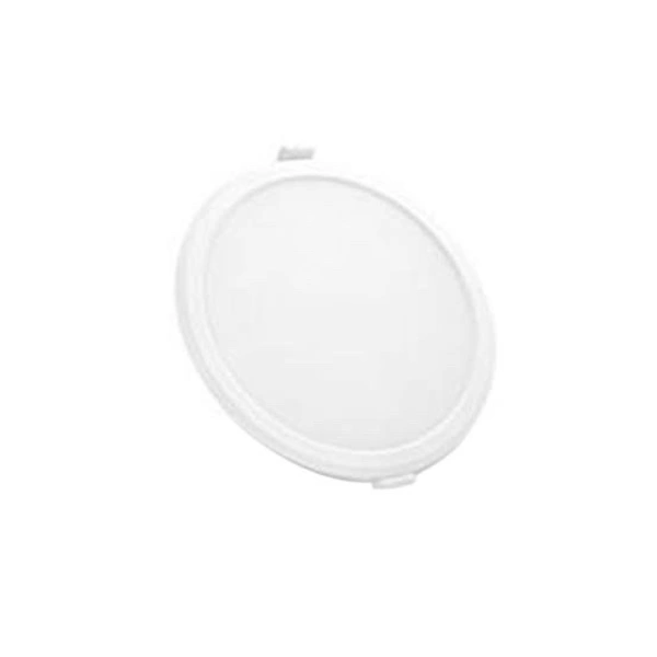 Glow Mahal Slim Recessed Round LED Panel Light with durable white PVC body, wattages for modern ceiling installation.